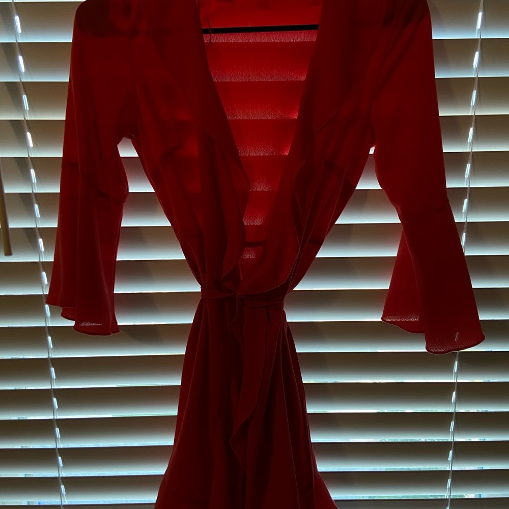 ASOS red mini dress